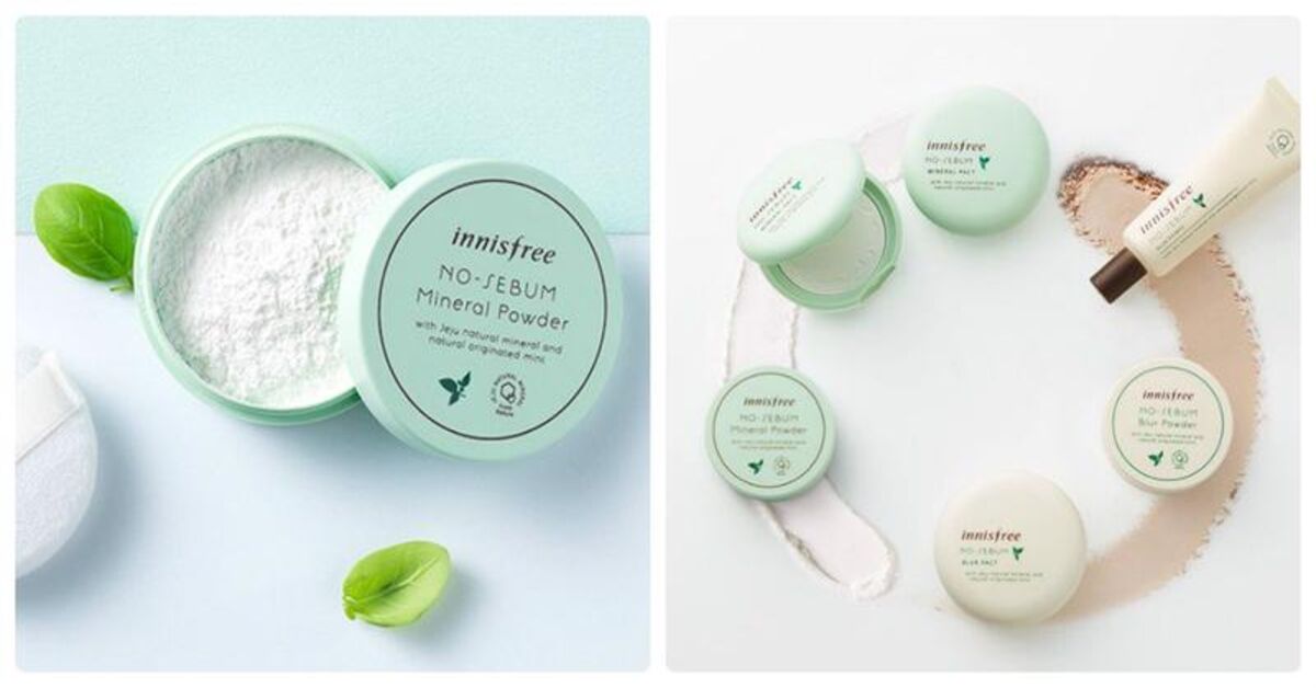 Review phấn phủ bột Innisfree No-Sebum Mineral Powder