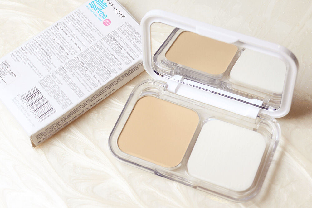 Review phấn phủ giá rẻ Maybelline White Super Fresh