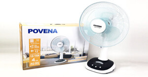 Review quạt tích điện Povena PVN-5612 có tốt không? Giá bao nhiêu?