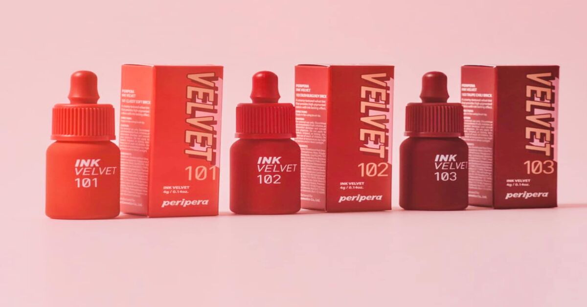 Review Son Kem Ink Velvet Lip Tint của nhà Peripera
