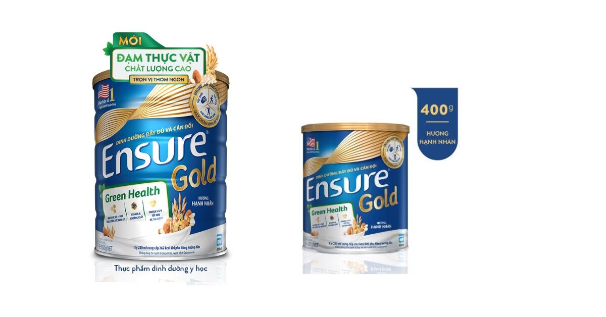 Review sữa Ensure Gold đạm thực vật vớ tần tật kể từ A-Z