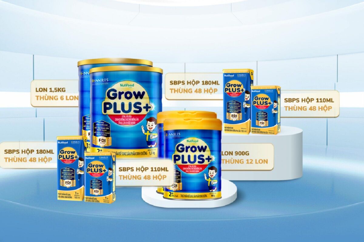 Review sữa Grow Plus xanh: Giá bán, thành phần, công dụng và độ tuổi sử dụng