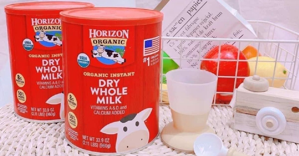 Review sữa Horizon dạng bột: Nguồn gốc, chất lượng, cách pha sữa
