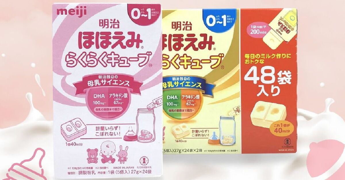 Review sữa Meiji thanh có tốt không? Cách pha sữa Meiji thanh 0-1 chuẩn