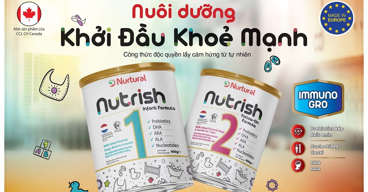 Review sữa Nutrish có tốt cho bé không? Mua ở đâu?