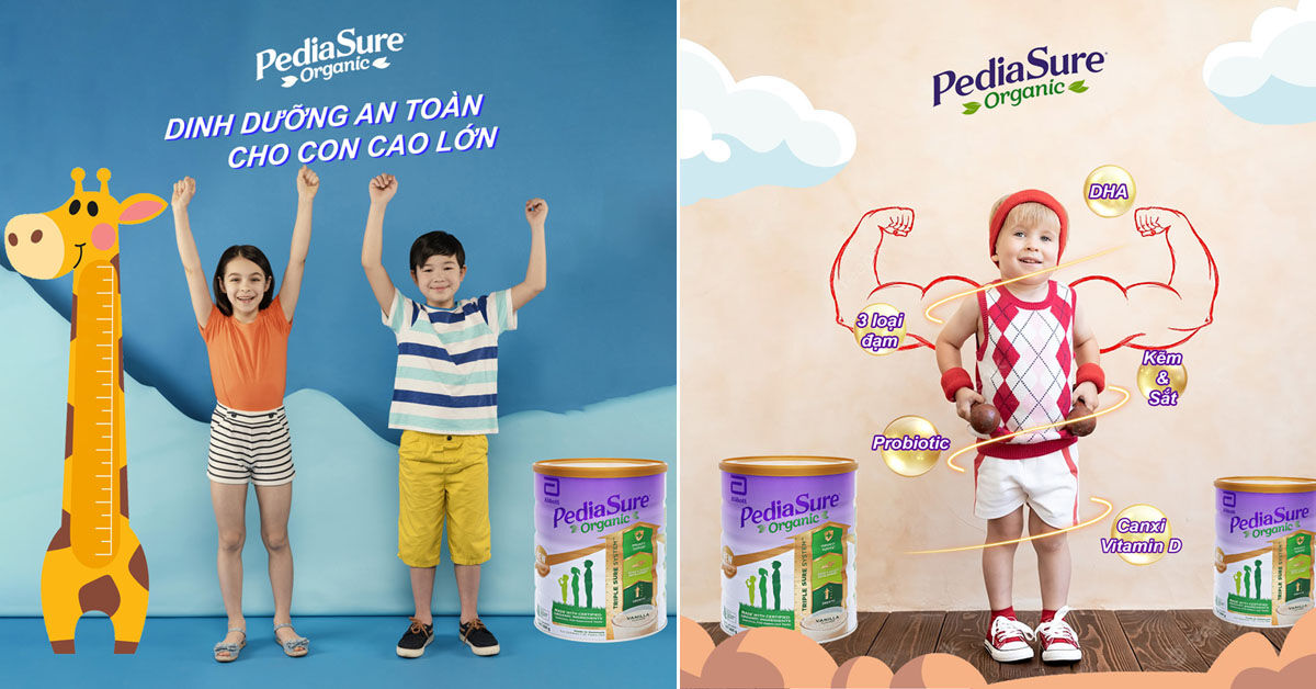 Review sữa Pediasure Organic: "Dinh chăm sóc vàng" mang đến con trẻ kể từ 1-10 tuổi