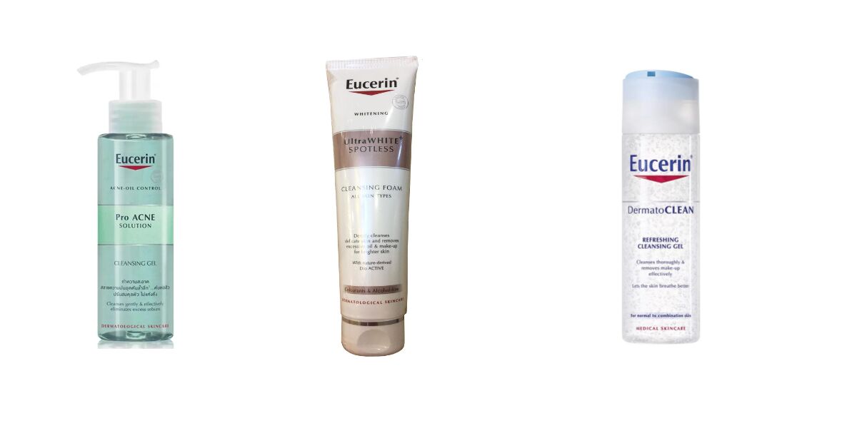 Review sữa rửa mặt Eucerin cho làn da mụn