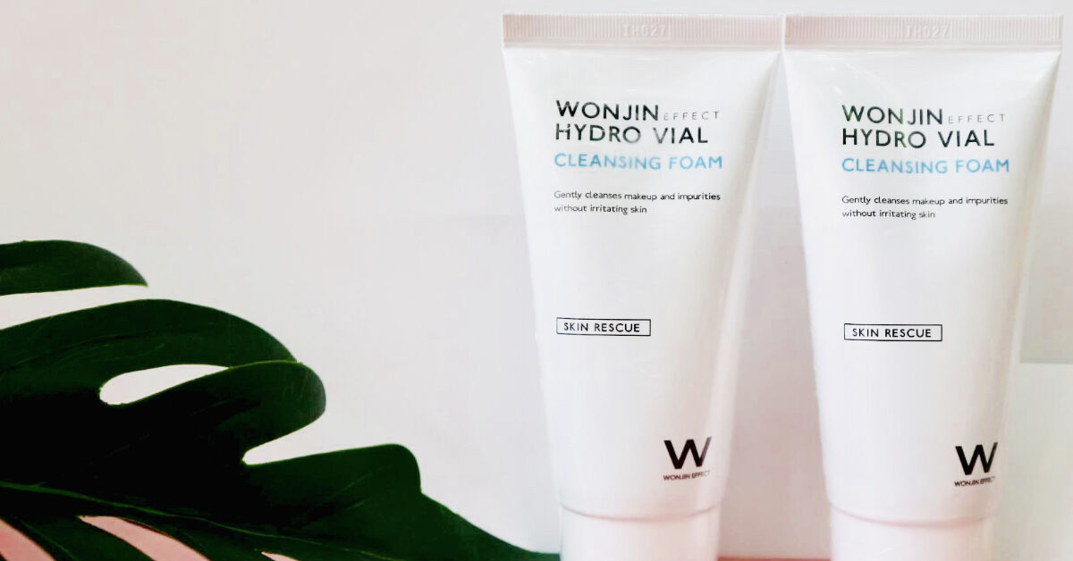 Review sữa rửa mặt Wonjin – Dòng Hydro Vial Cleansing Foam