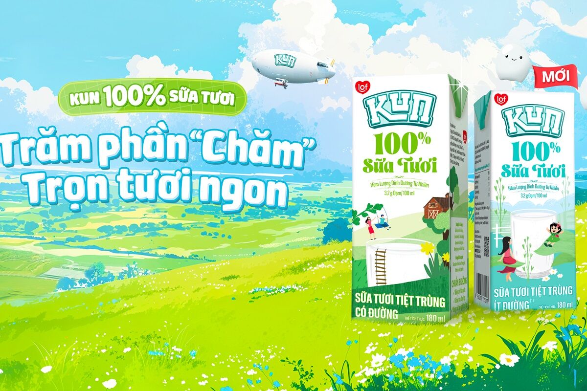 Review sữa tươi Kun 100% có tốt không, công dụng, giá bán