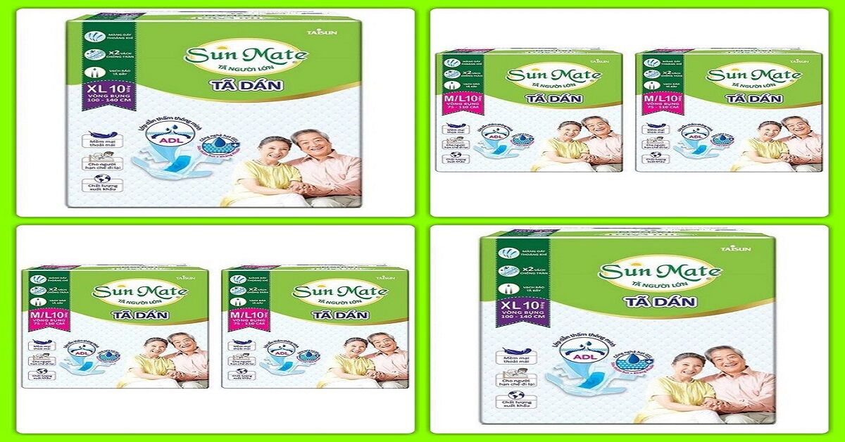 Review tã bỉm dành cho người lớn Sunmate có nguồn gốc xuất xứ từ đâu, có tốt không?