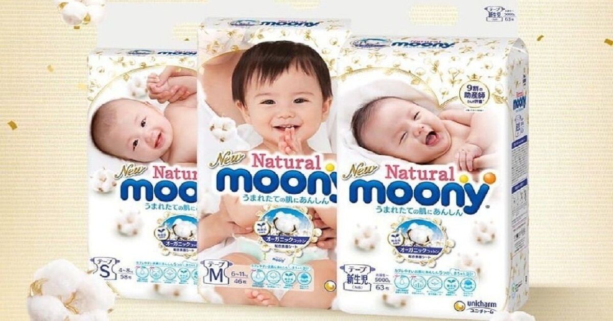 Review tã dán Moony Natural hữu cơ của Nhật và cách dùng