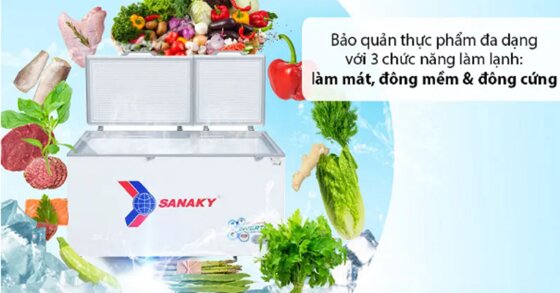Review tủ đông 8699 của Sanaky chất lượng liệu có tốt?