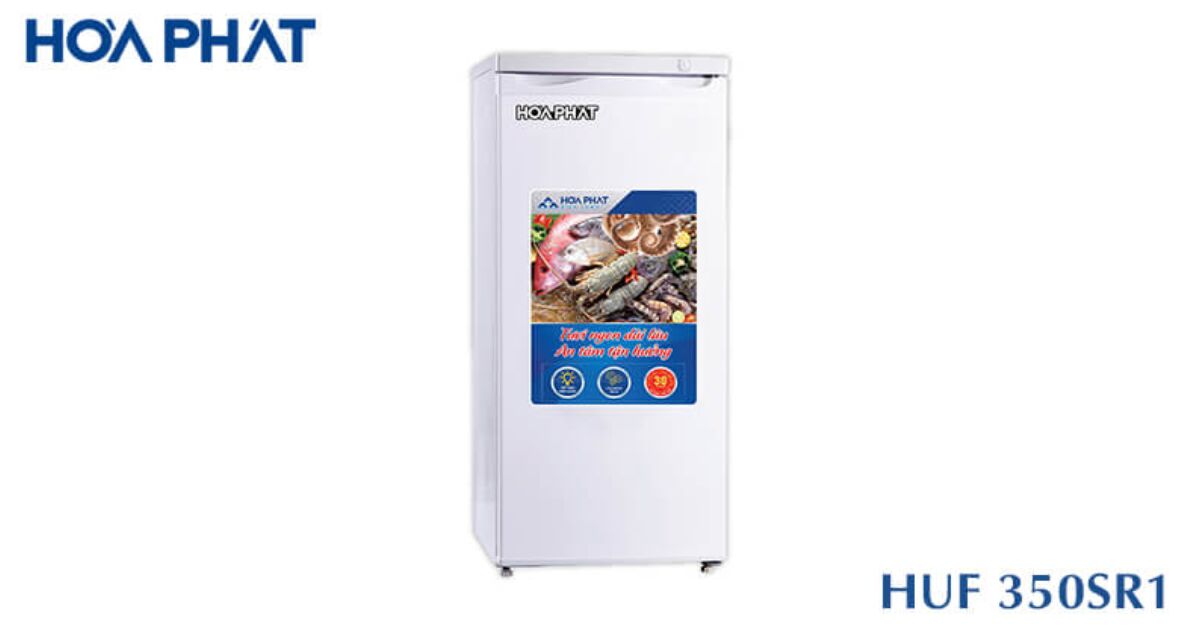Review tủ đông đứng Hòa Phát HUF 350SR1 chi tiết