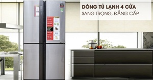 Review tủ lạnh 4 cánh Sharp SJ-FX630V-ST 626 lít chất lượng liệu có xứng đáng để đầu tư?