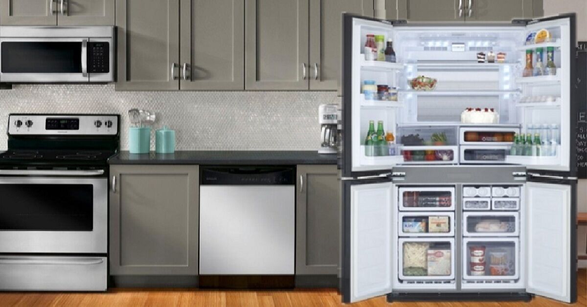 Review tủ lạnh Sharp 4 cánh 678 lít SJ-FX680V-ST chi tiết