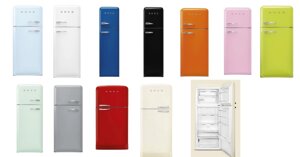 Review tủ lạnh Smeg FAB50LCR5 524 lít - Siêu phẩm sắc màu tuyệt đẹp có 1-0-2