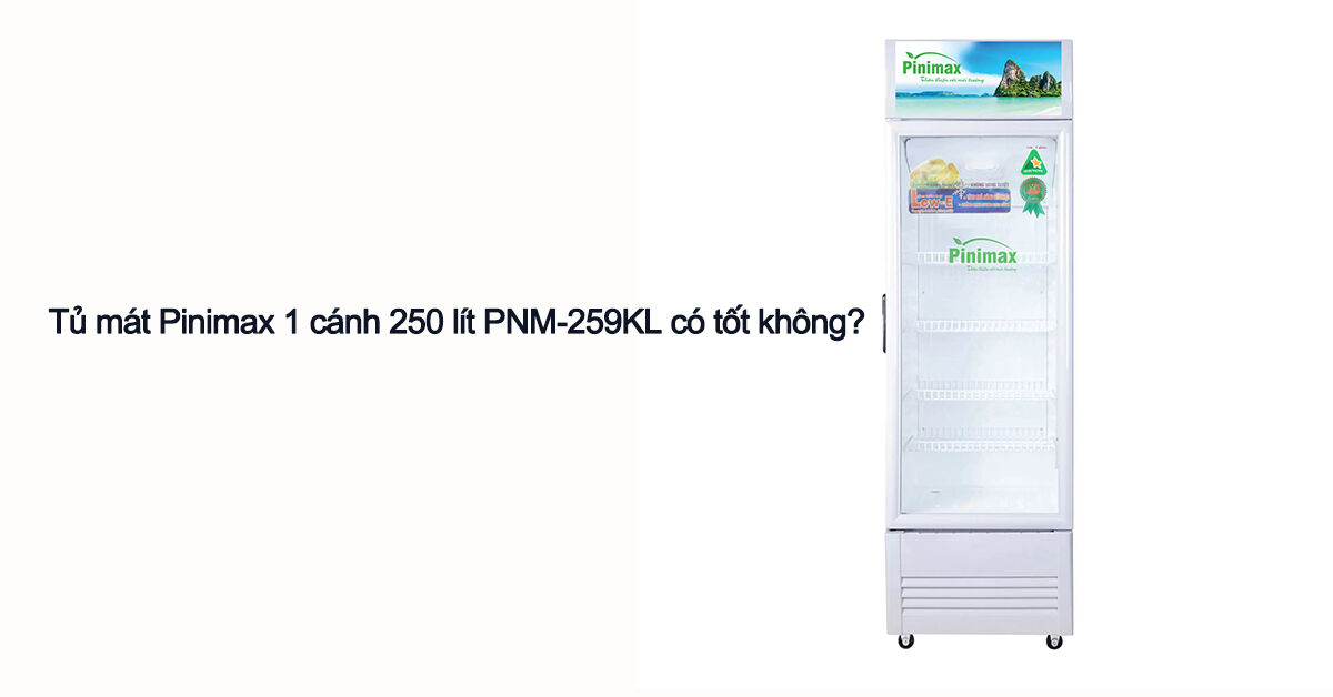 Review tủ mát Pinimax PNM259KL 250 lít có tốt không?