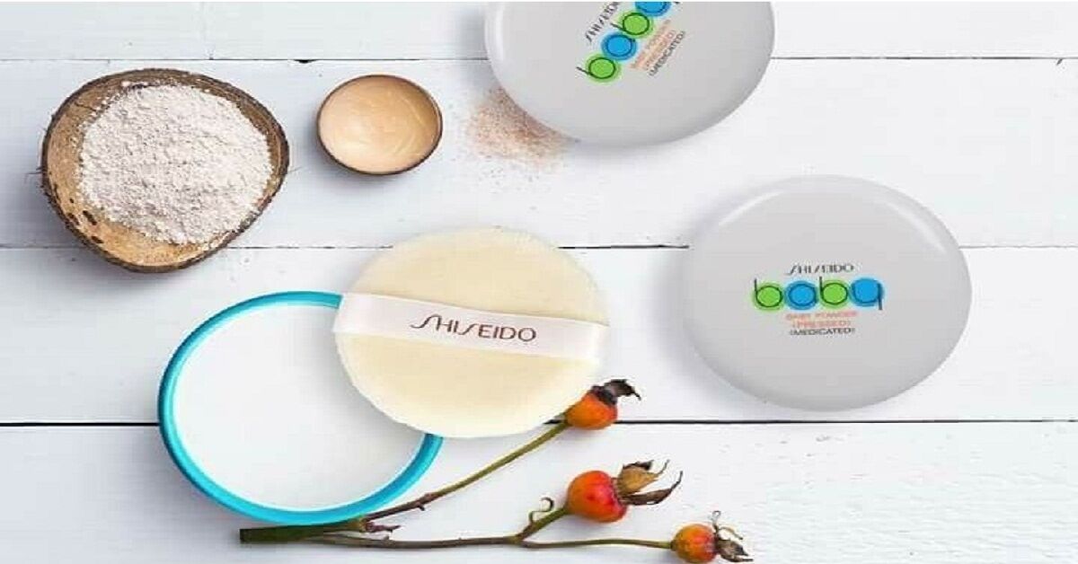Review về phấn rôm Shiseido cho mẹ và bé của Nhật Bản