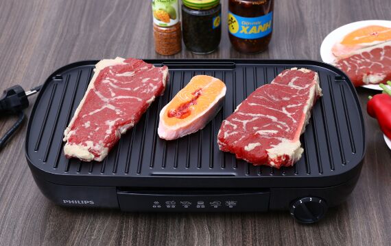 Review vỉ nướng điện Philips HD6320 có tốt không, giá bao nhiêu