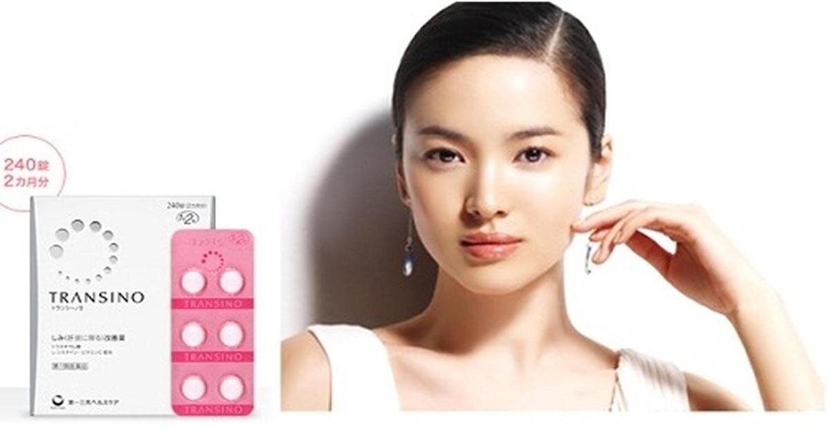 Review viên uống trị nám Transino Whitening 240 viên
