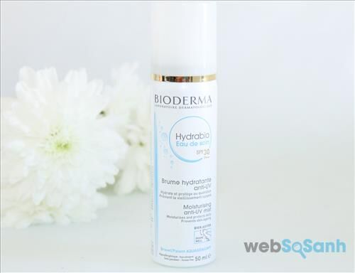 Review Xịt dưỡng chống nắng Bioderma Hydrabio Eau de Soin SPF 30