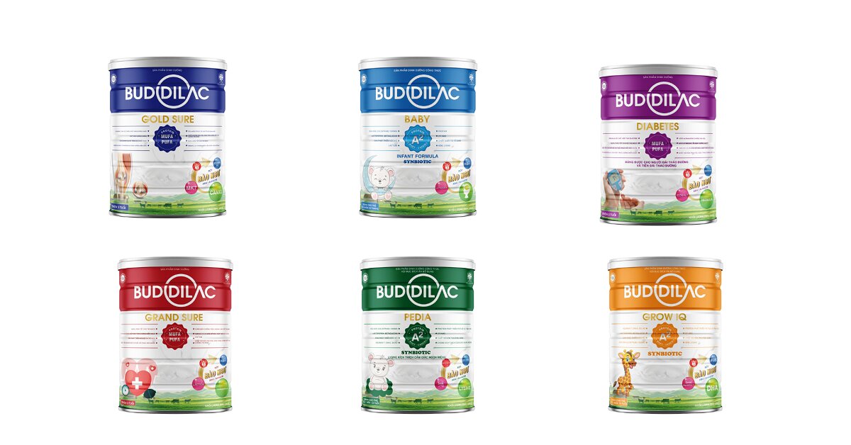 Review xuất xứ, đặc điểm, các dòng sữa Buddilac