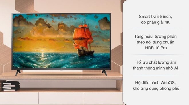 Công nghệ Dolby Vision IQ & Dolby Atmos hiển thị màu sắc rõ nét, âm thanh sống động hơn