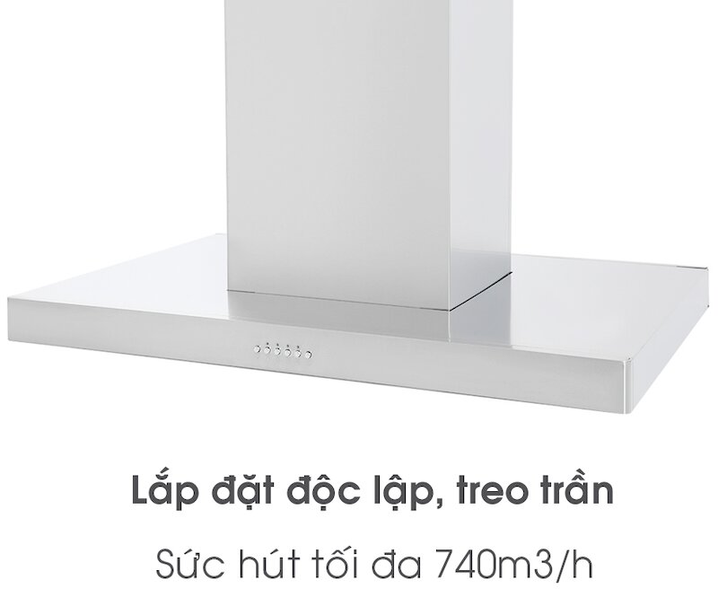 Máy hút mùi Smeg KI90XE 536.84.628 đón đầu xu hướng bếp hiện đại
