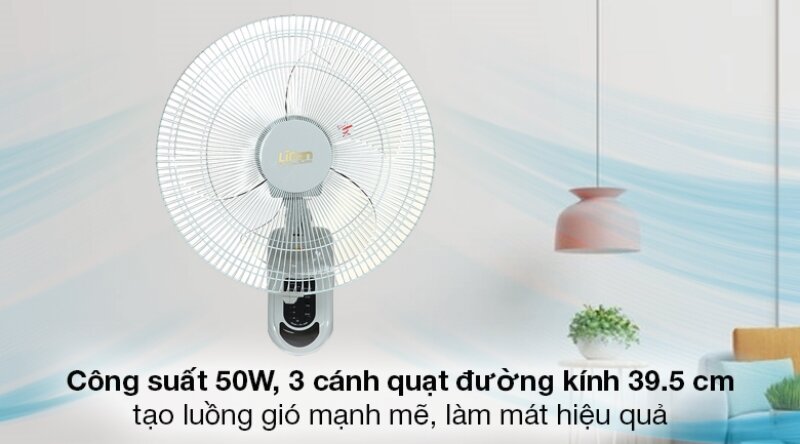 Đánh giá quạt treo tường Lifan TE-1688