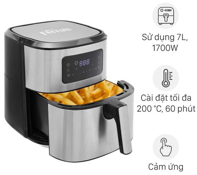 Nồi chiên không dầu Ferroli FAF-7.0D