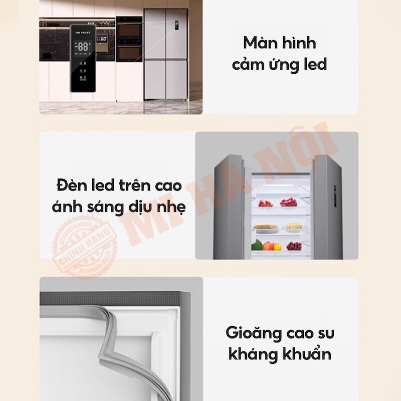 Tủ lạnh Xiaomi Mijia 501 lít 4 cánh sang trọng, độc đáo, công nghệ tiên tiến