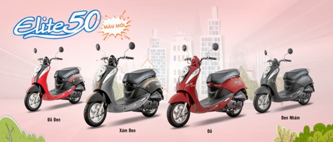 xe tay ga Elite 50cc 