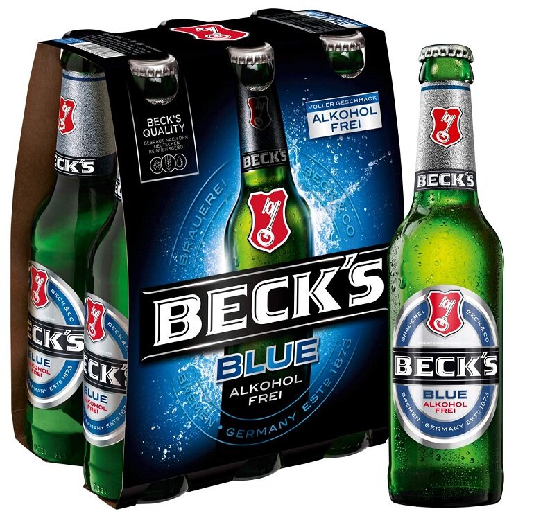 Bia Beck's Blue chỉ có một lượng cồn nhỏ (nếu có) chỉ 0,05%