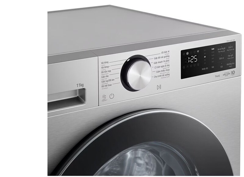 Máy giặt LG AI DD 11 kg FX1411N5S giảm sâu 6 triệu đồng, giặt hơi nước, tiết kiệm điện ấn tượng