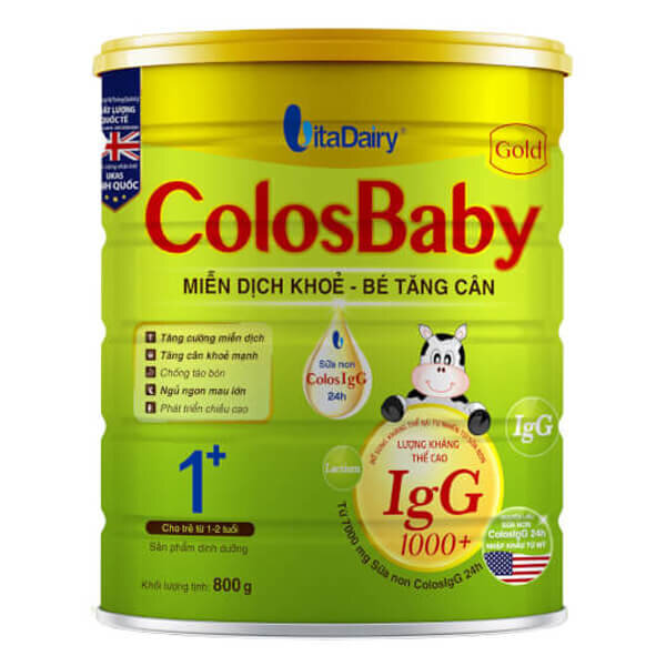 Chi tiết các dòng sữa Colosbaby tăng cân cho bé