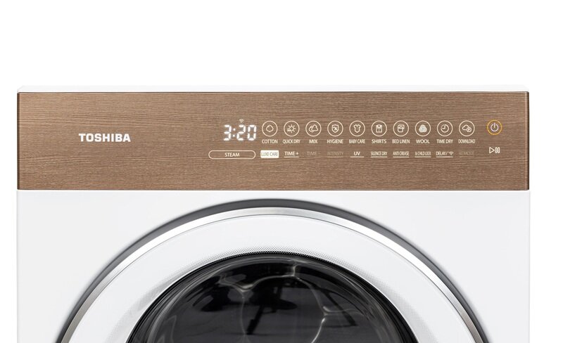Máy sấy bơm nhiệt Toshiba Inverter 8 Kg TD-T37BS90HWV(WT) giảm nửa giá, chất Nhật hiện đại