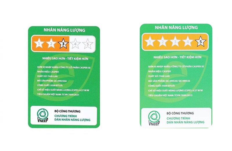 So sánh điều hòa Casper QC-09IU36A (2025) và QC-09IS36 (2024): Nên mua máy nào tốt hơn?