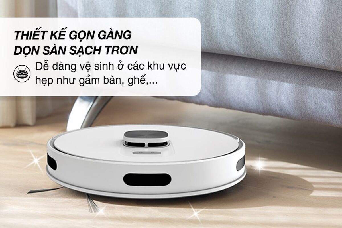 Robot hút bụi Hitachi RV-X20M: Thiết kế thông minh, công nghệ hiện đại