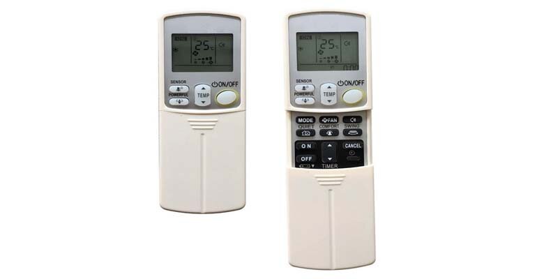 Các bước thay pin trên điều khiển máy lạnh Daikin dieu khien dieu hoa daikin 1