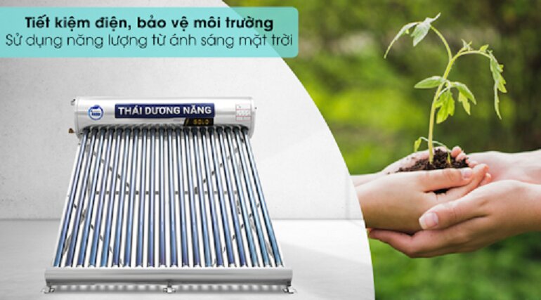 Review máy nước nóng năng lượng mặt trời Sơn Hà 200 lít Nano 58-200