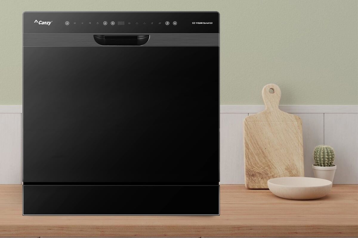 Rửa sạch 11 bộ bát đĩa chỉ trong nháy mắt với máy rửa bát Canzy CZ 11QAM