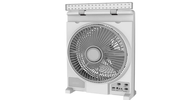 Quạt Legi LG-2712 được làm từ chất liệu nhựa tổng hợp bền quạt tích điện Legi LG-2712