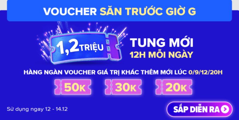 Truy cập thường xuyên, thu thập tất cả các thể loại VOUCHER