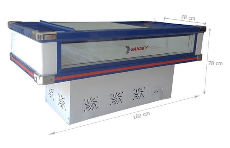 Tìm hiểu các điểm đáng giá trên tủ mát 2 cánh 218 lít Sanaky VH - 288K