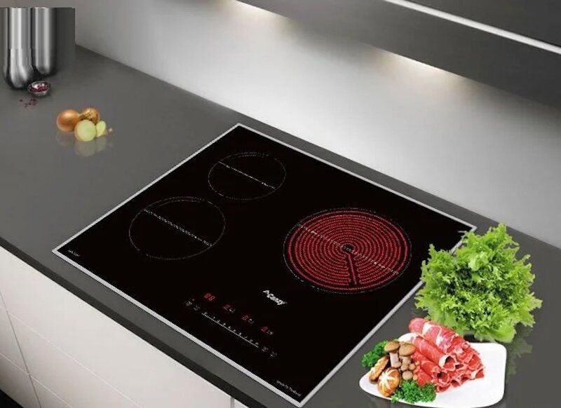 Bếp từ hồng ngoại Canzy CZ 67GHP thiết kế sang trọng, tính năng hiện đại
