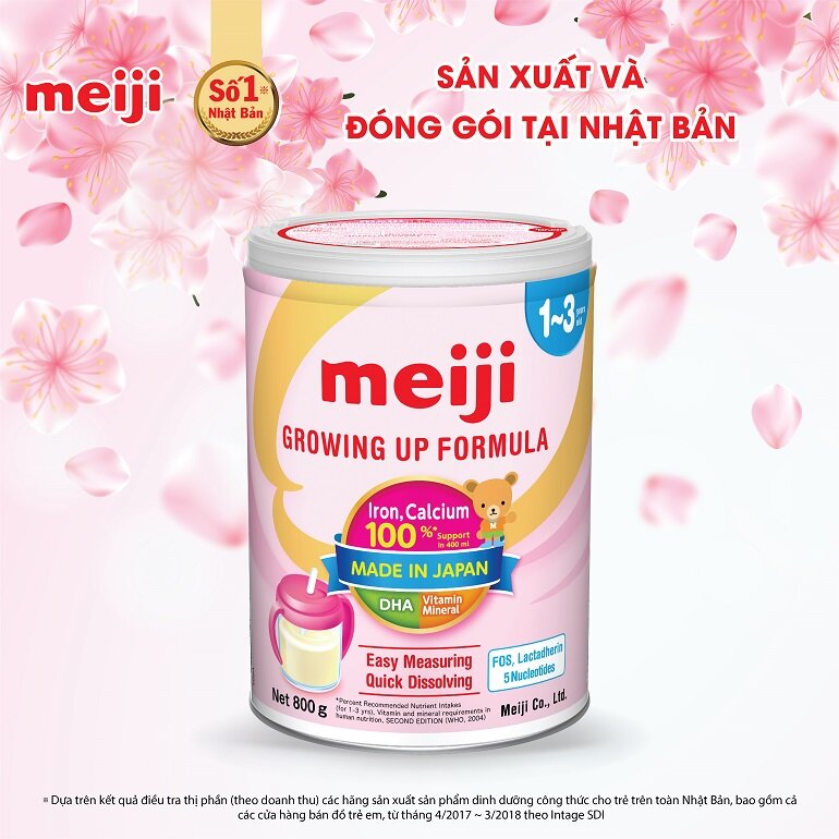 Sữa Meiji Growing Up Formula