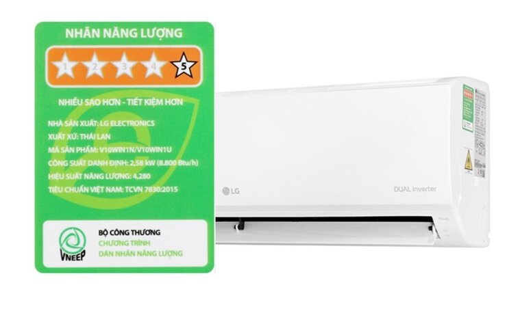 Đánh giá chi tiết điều hòa LG V10WIN1: Hàng 