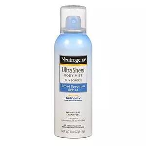 Review kem chống nắng dạng xịt Neutrogena Ultra Sheer Body Mist sunscreen SPF 45 1