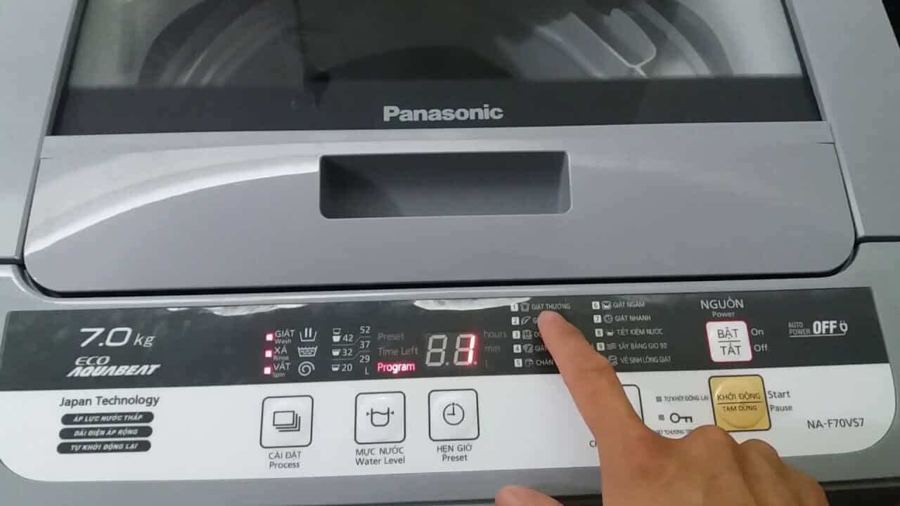 Lỗi U12 ở máy giặt Panasonic là gì?
