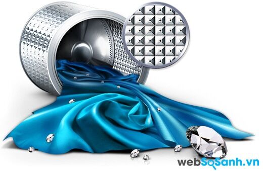 Samsung WF9752N5C/XSV đột phá với công nghệ giặt bong bóng